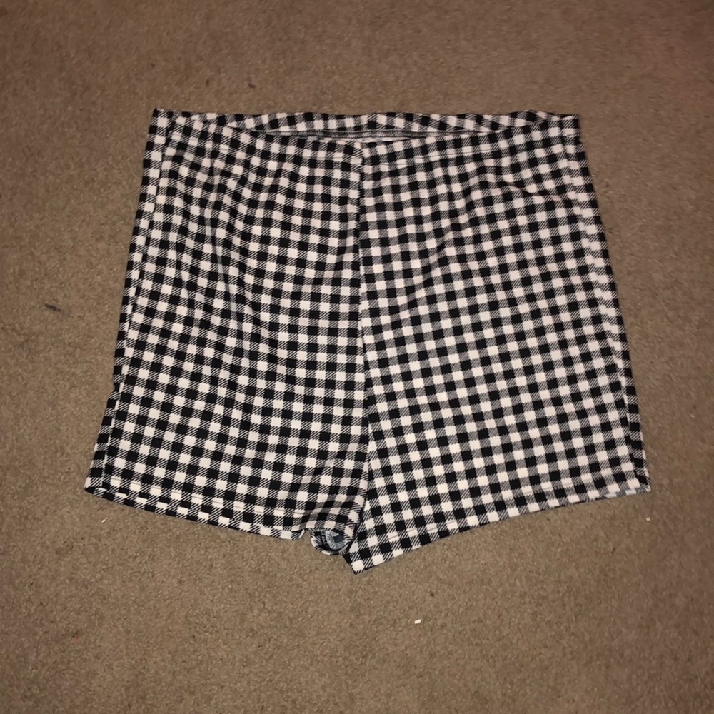 Maternity Shorts checkered